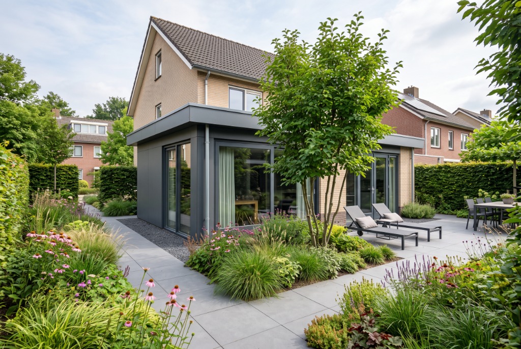 Sfeervolle ecologische tuin ter inspiratie