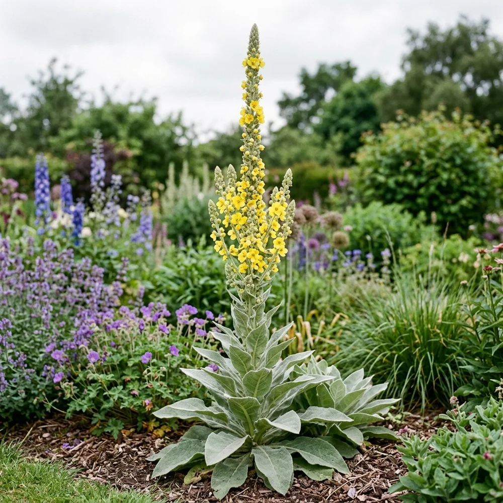 Koningskaars (Verbascum thapsus)