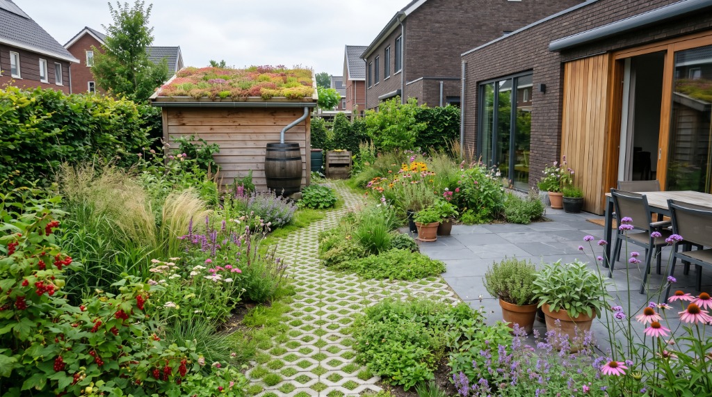 Natuurlijke tuinstijl voorbeeld