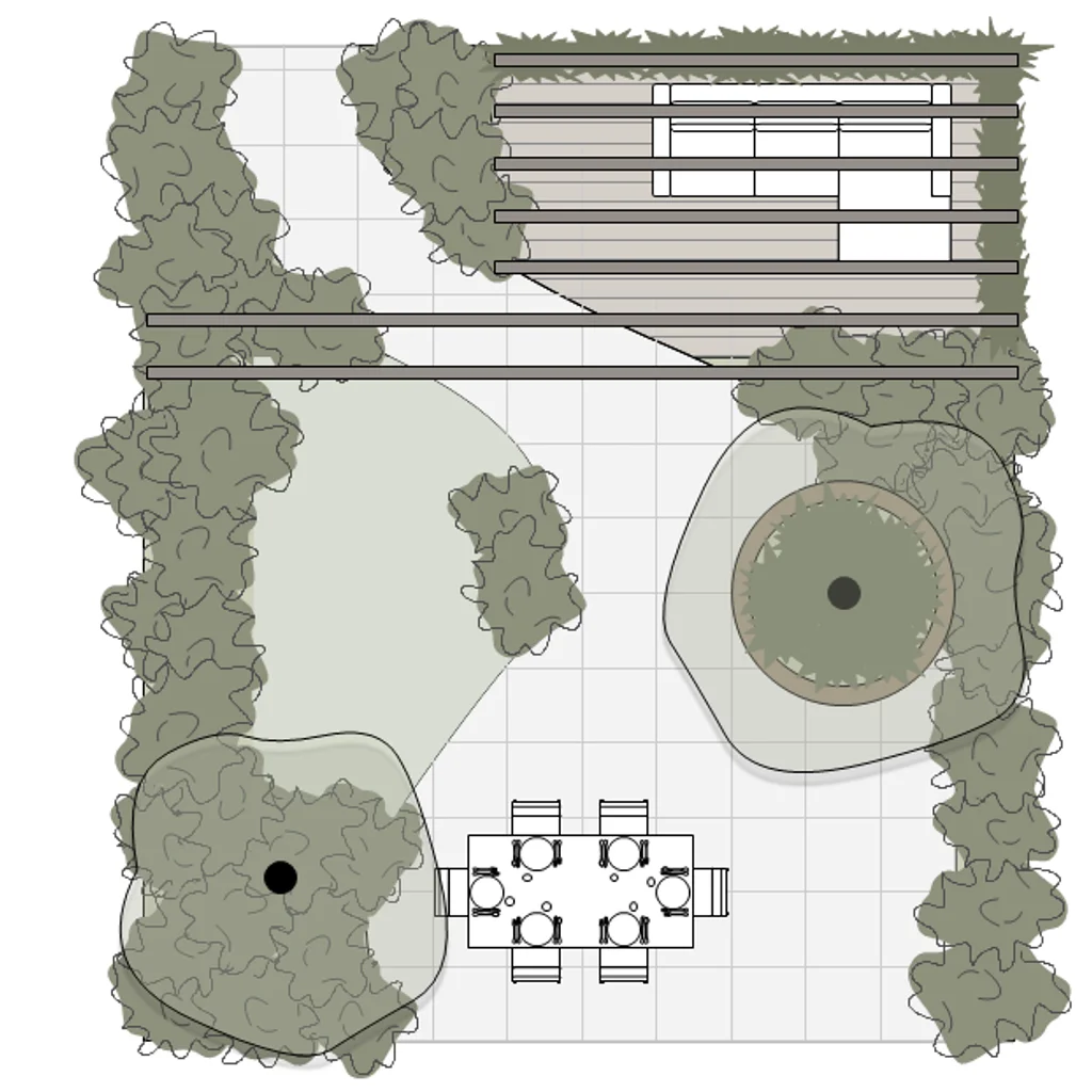Tuinontwerp na make-over met budget van 5000 euro
