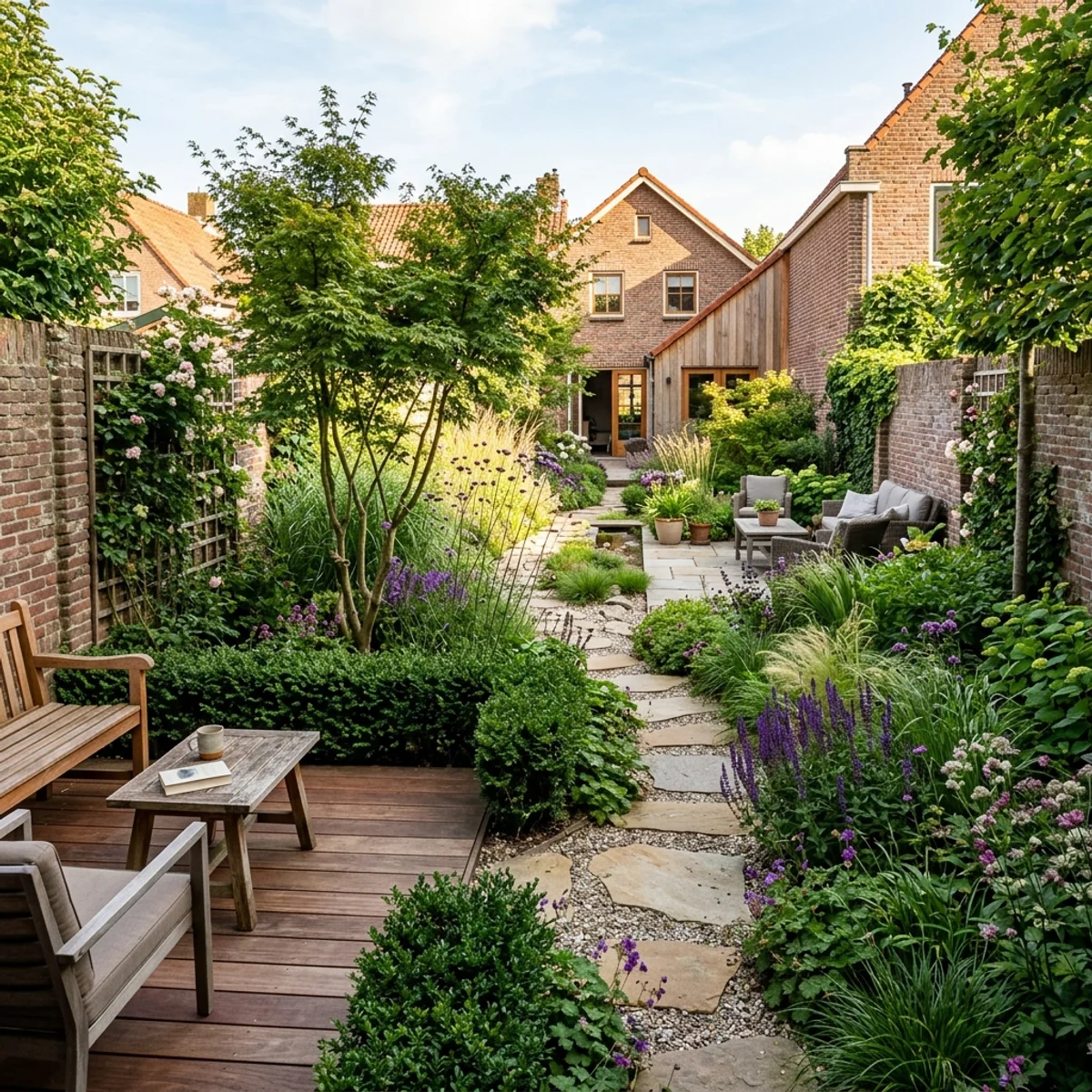 Smalle diepe tuin indelen? Tips voor een mooi tuinontwerp